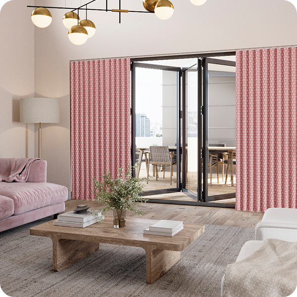 Pink Curtains